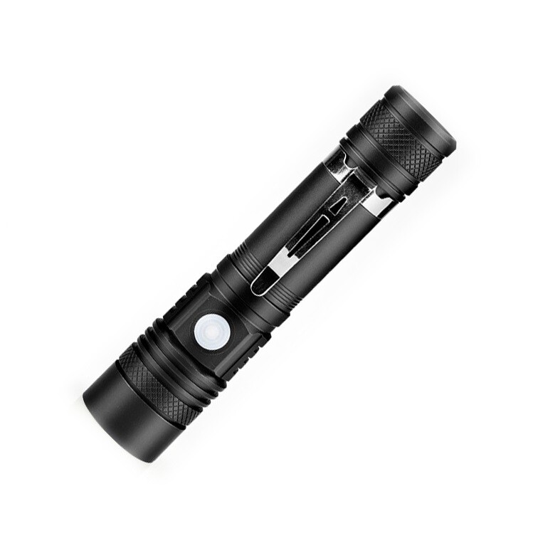 LED 3Modes USB Rechargeable Flashlight Torch Zoom Lamp Light battery