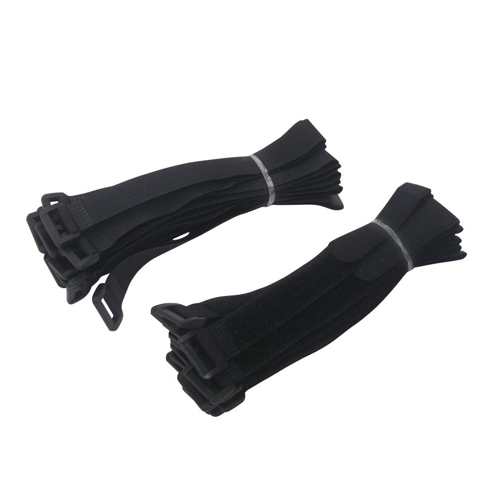 30 Pack 8 Inch Hook and Loop Straps Reusable Fastening Cable Strap