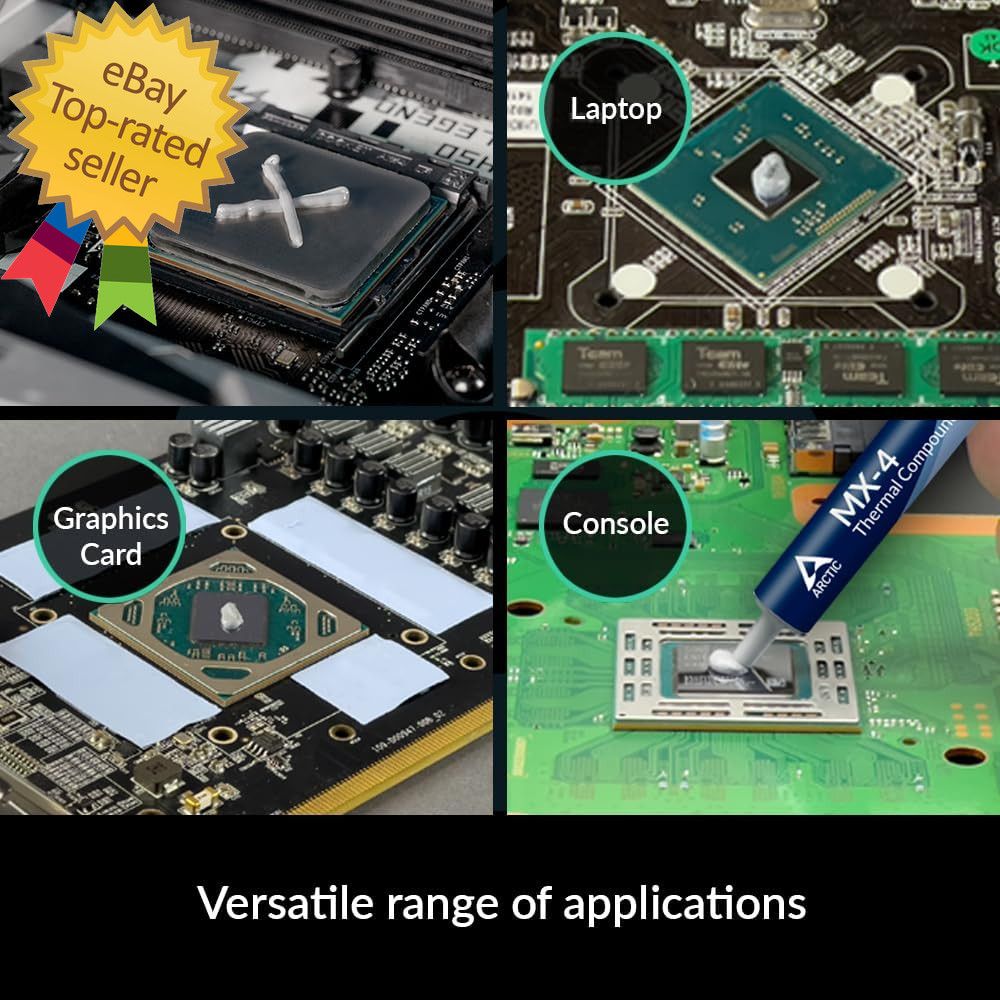 MX-4 (4 G) - Premium Performance Thermal Paste for All Processors (CPU, GPU - PC