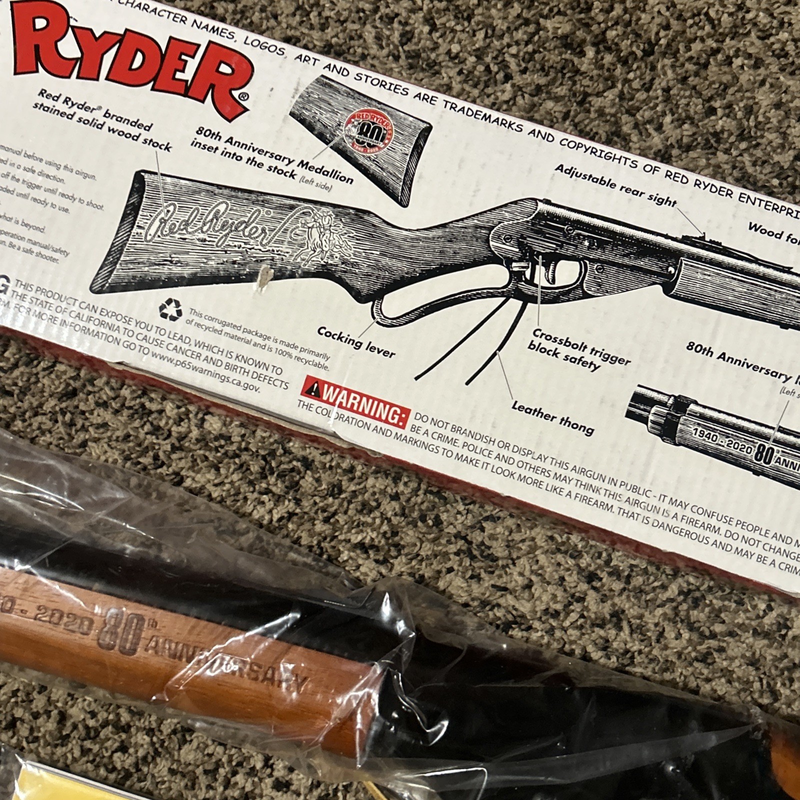 Daisy Red Ryder 650 80th Anniversary BB Gun - NEW in BOX