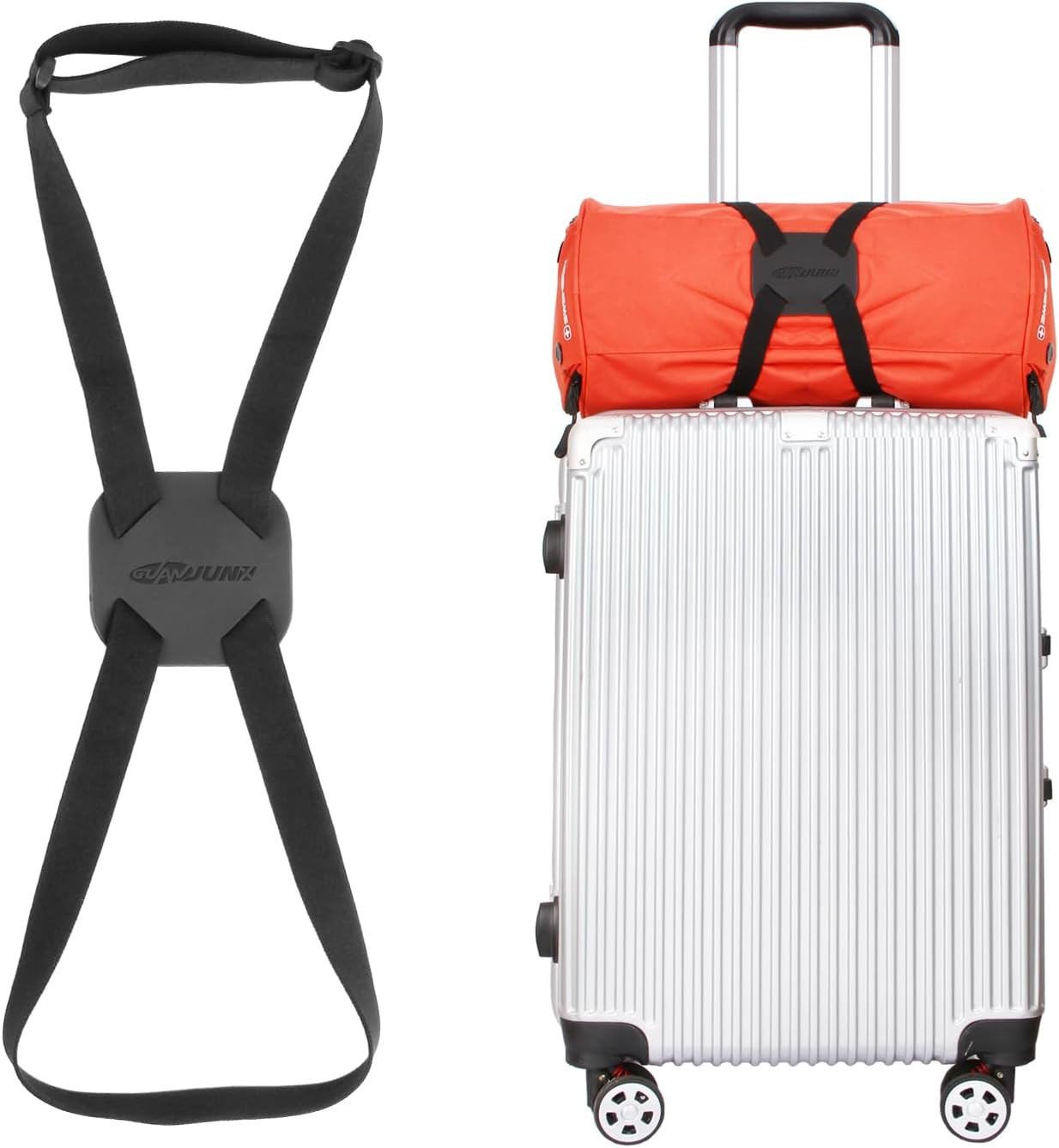Luggage Straps Bag Bungee， Luggage Straps Suitcase Adjustable Belt，Add a Bag Eas
