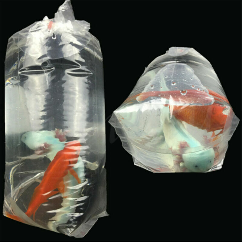 50/100PCS Aquarium Breathing Bags Breather Bags Transport Fish Shrimp