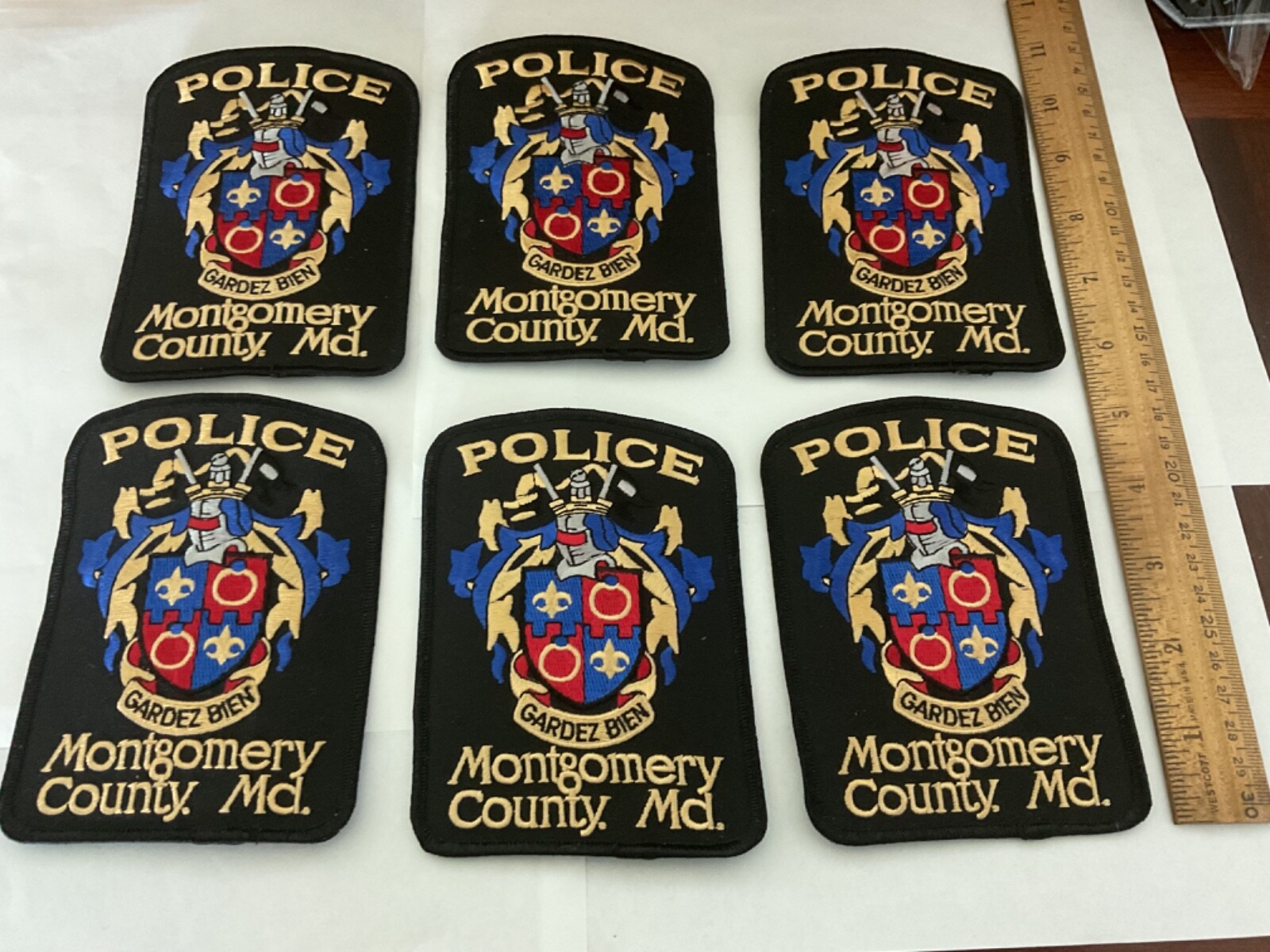 Police Montgomery County Md. collectable patches full size large patch new