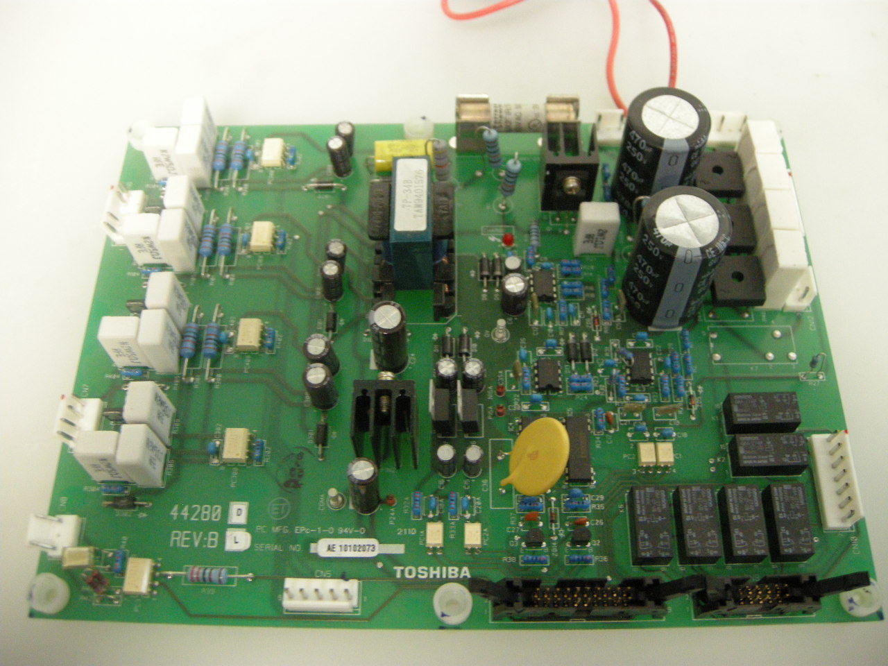 TOSHIBA 44280 D REV B L CIRCUIT BOARD FROM UPS UNINTERRUPTIBLE POWER SYSTEM