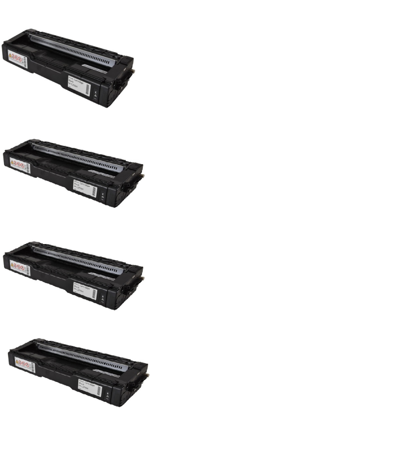 4PK Toner Cartridges for Ricoh M C250FW M C250FWB P C301W CYMK