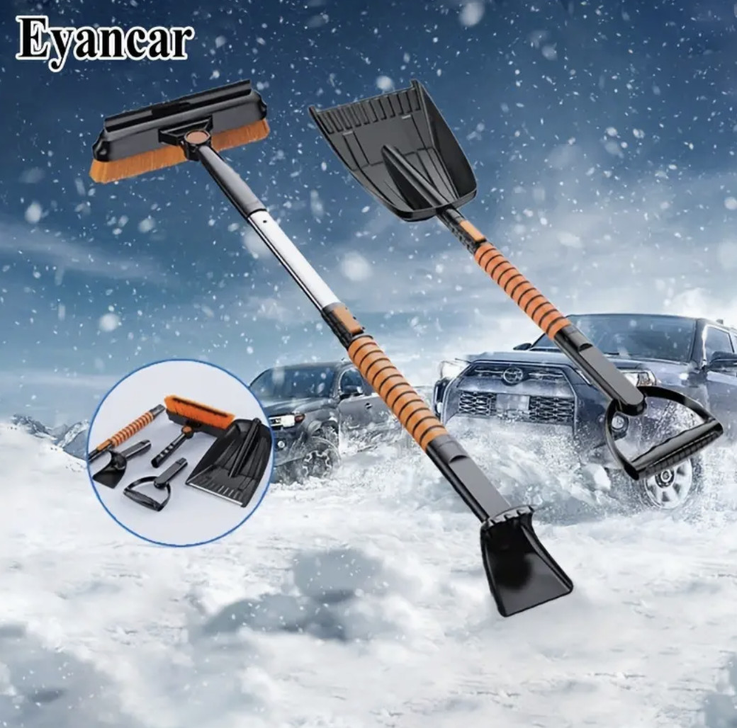 Multifunctional Car Snow Shovel, Windshield Deicing Shovel Snow Brush,