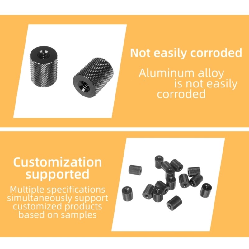 Aluminum 1/4Inch Female To Female Thread Converters For Photography Equipment