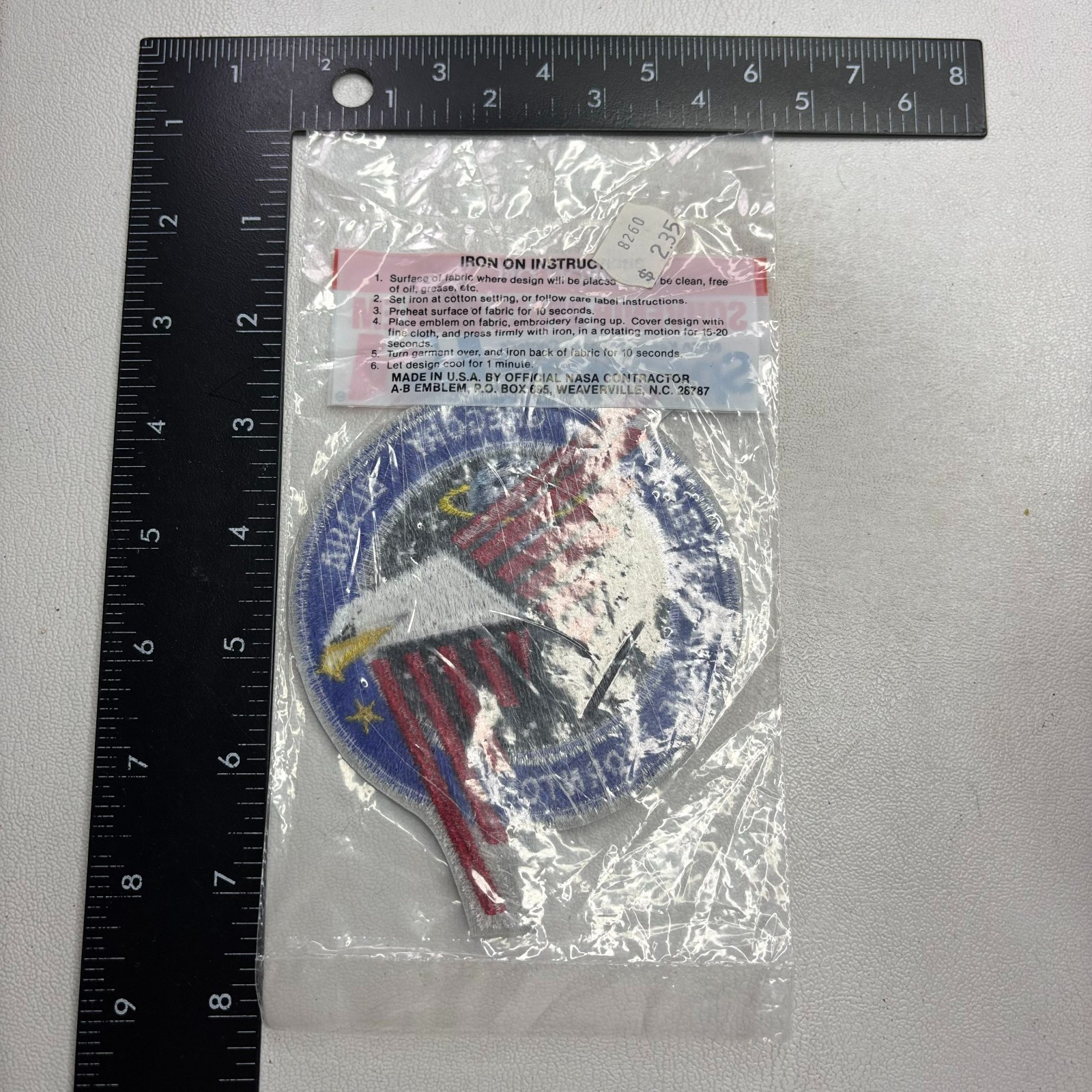 Vtg Original Pkg Kennedy Space Center STS-33 Space Shuttle Astronaut Patch 50ay