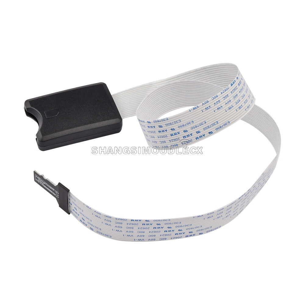TF Micro SD to SD Card Extension Cable Adapters Flexible For Car Extender 48CM