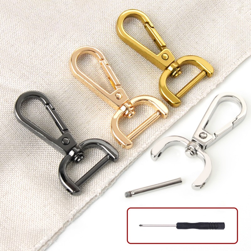 1/2/4 Detachable Metal Swivel Bag Handbag Shoulder Strap Belt Clasp Clip Trigger