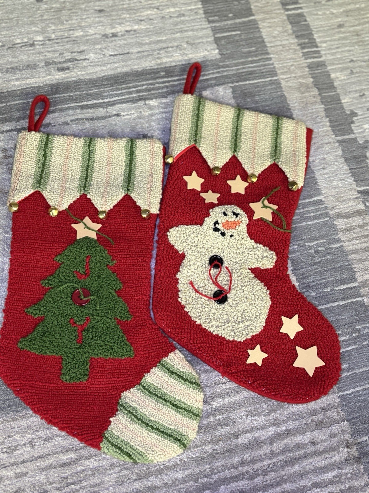 Christmas Xmas Stockings SNOWMAN, CHRISTMAS TREE FROSTY