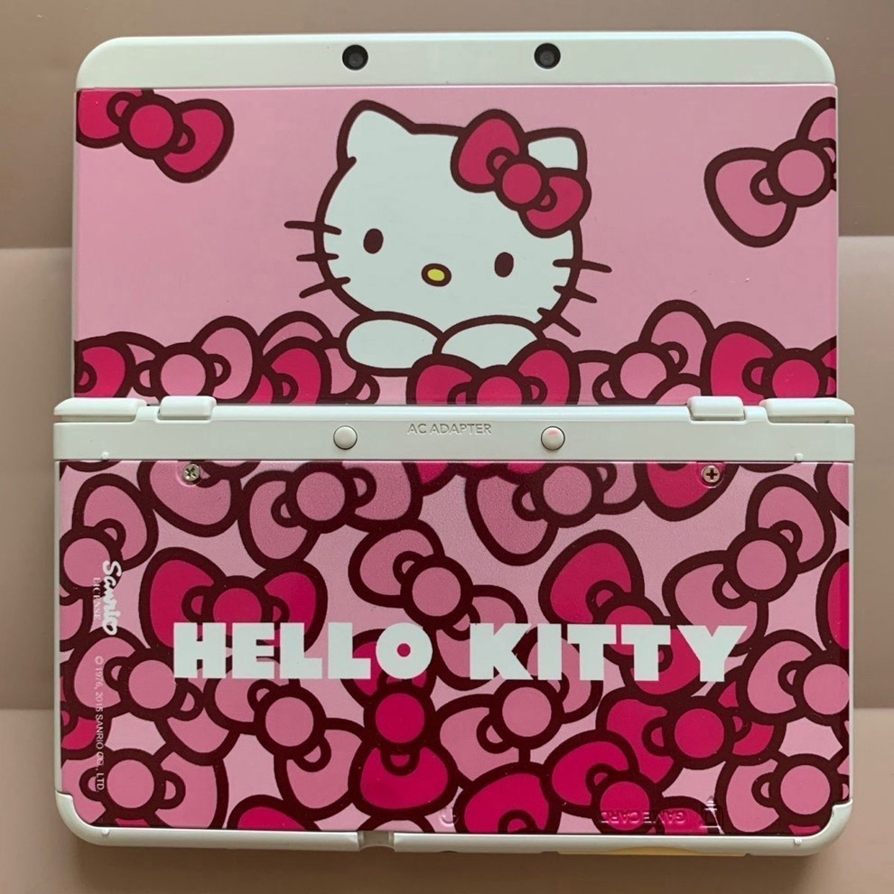 Hello Kitty Pink Bows No.061 Cover Plates Faceplate Shell for Nintendo series
