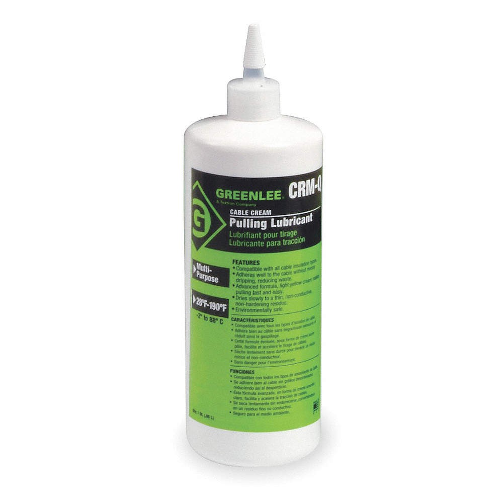 GREENLEE CRM-Q Cbl Wr Pllng,1 qt.,Squeeze Bottle 4A801