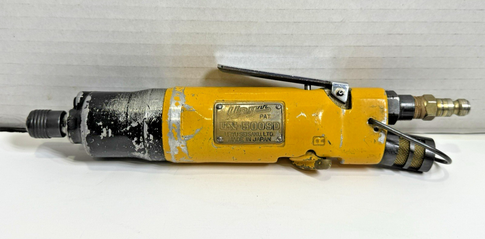 Vintage Uryu UX-500SD Hydraulic Inline Pulse Air Screwdriver No. 673243 UNTESTED