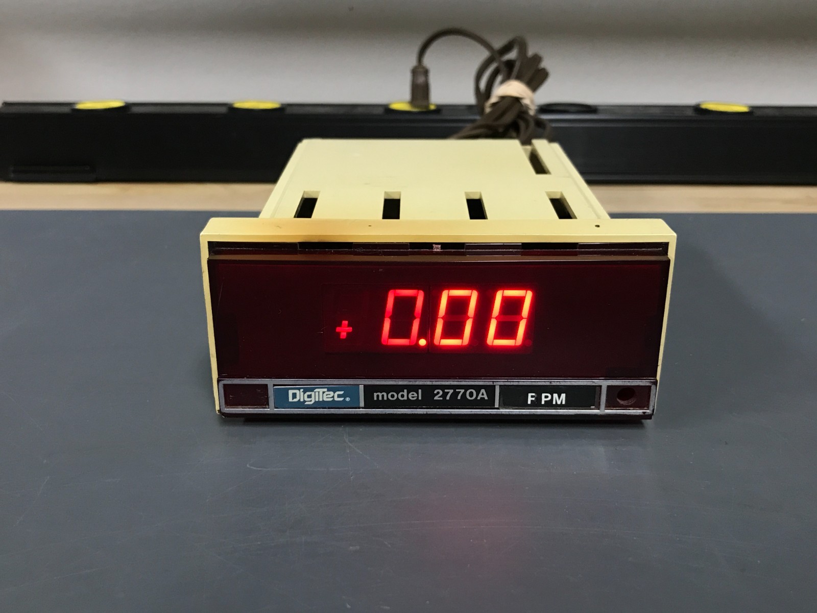 Digitec Model 2770A Panel Meter With PCD 2820A-23X, Powers On, Untested