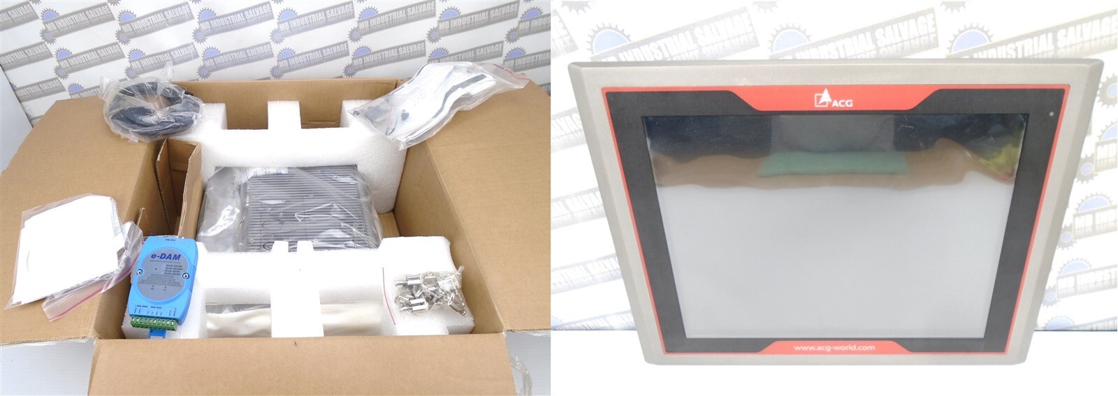 MAESTROTEX - MIPD-A1015-RT - 15" TFT LCD Touch Display - VGA DVI RS232 -(TESTED)