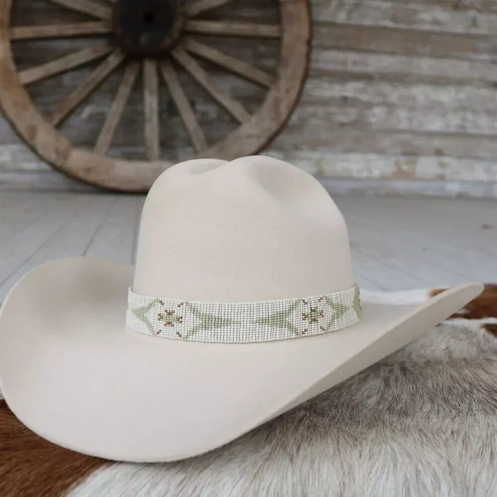 Beaded Hat Band Native American Style Handmade hatband