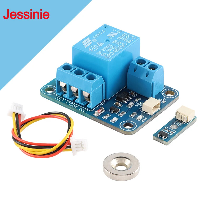 3144E Hall Effect Sensor Relay Module Magnetic Switch 5-24VDC 10A