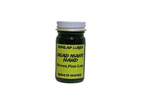 Dunlap's Dead Man's Hand Lure 1 Oz Beaver Trapping Nuisance Control ADC