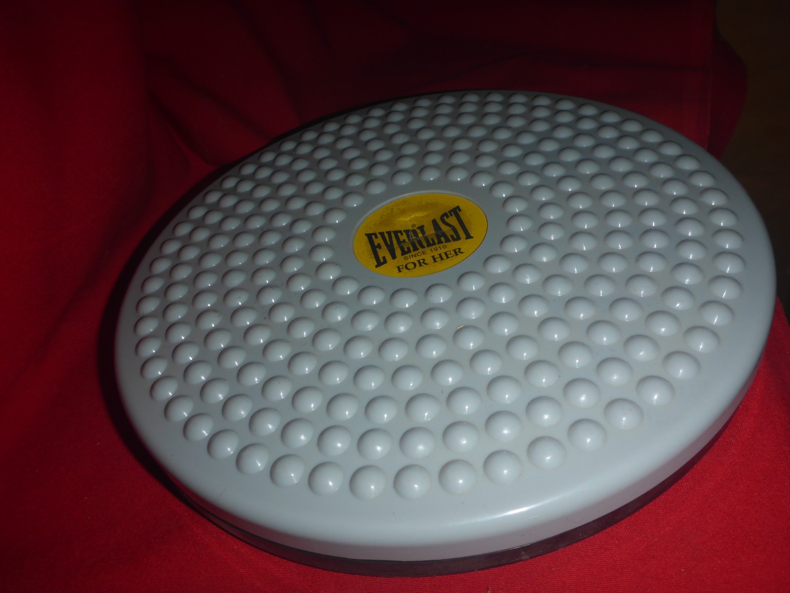 Vintage Everlast for Her Twist Board Disc Grey Black Spinner Exercise Equipment