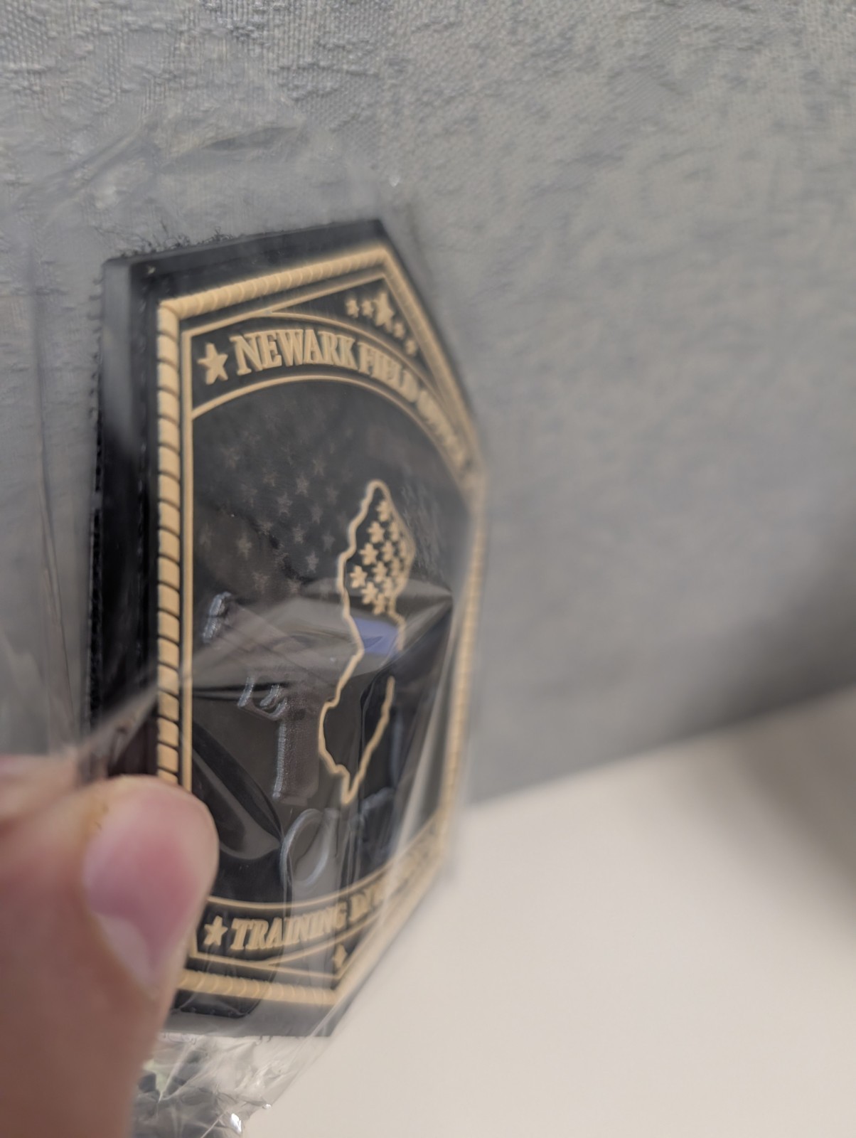 Air Marshal Patch Newark "TRAINING DIVISION" with Guns State + Handcuffs Raised