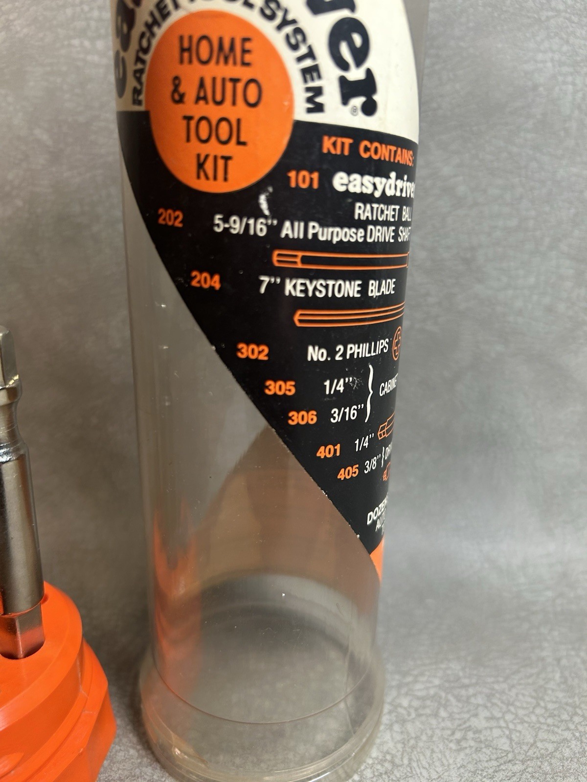 Vtg Creative Tools Inc. Easydriver Ratchet Tool System Ball Screwdriver