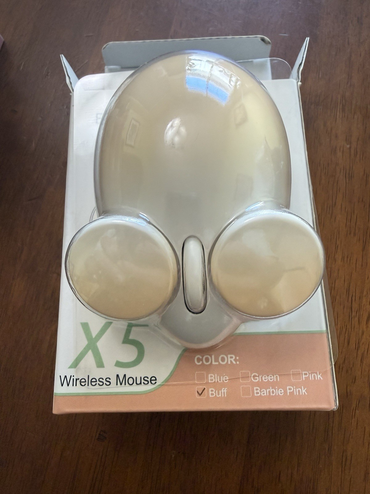 Neobella X5 Wireless BUFF Color Mice Shape BT+2.4G 2H Mouse