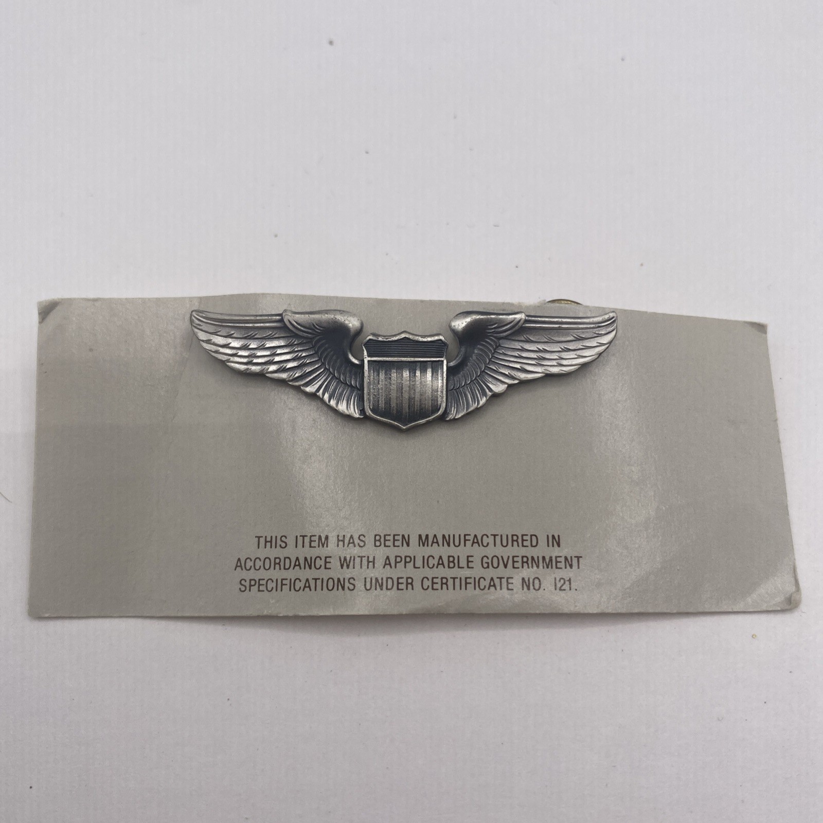 USAF 2 Inch Pilot Wings Reverse Clutch Back Military Pin