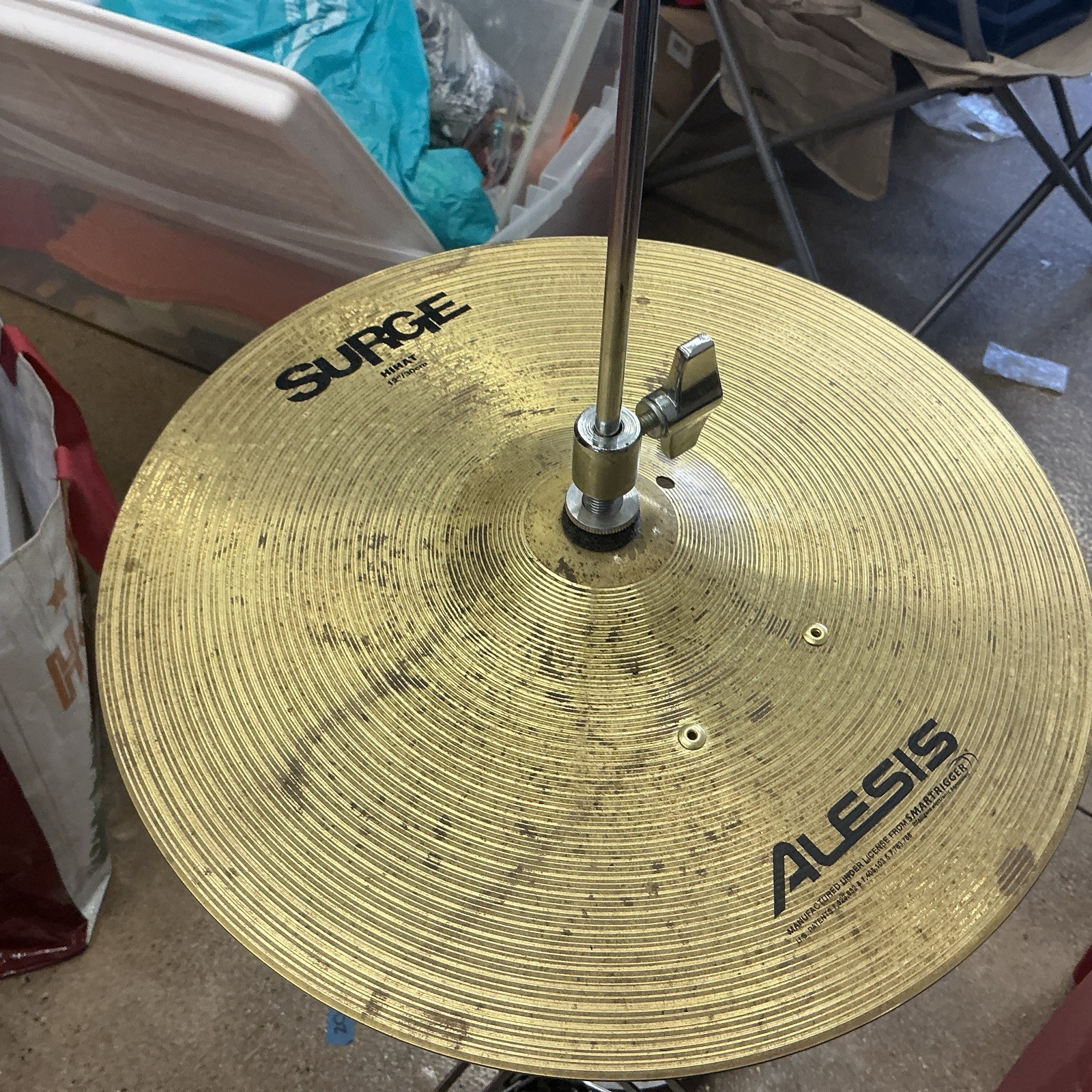 Alesis Surge 13” Hi Hat Cymbal W/Laurin Stand And Peddle