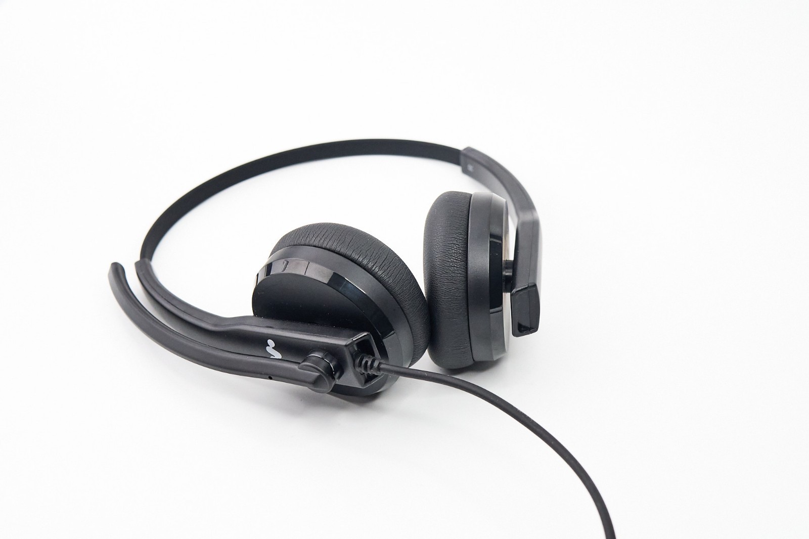 USB Headset with Mic Noise Cancelling USB-A USB-C Black
