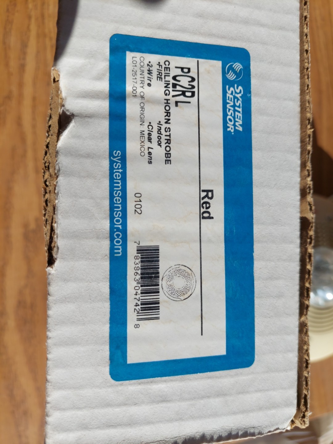 System Senor Pc2rl Ceiling Horn Stobe