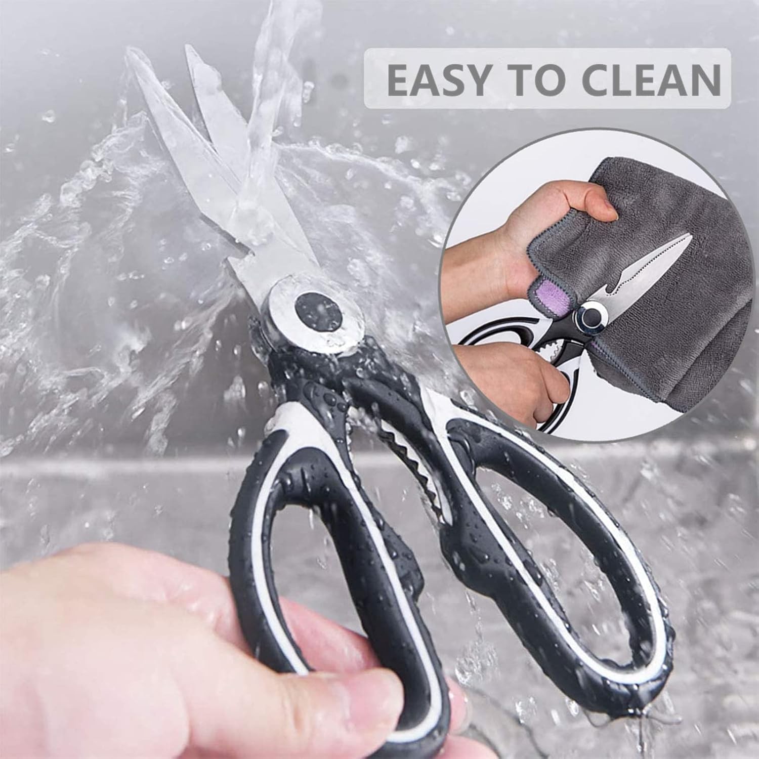 Heavy Duty Kitchen Shears Scissors Stainless Steel Multipurpose Ultra Sharp New