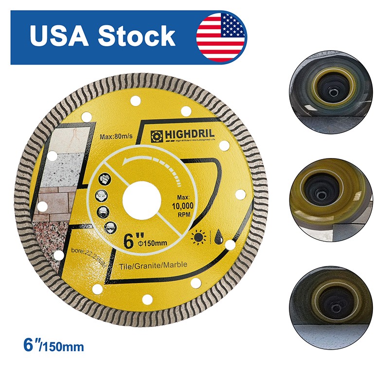 Turbo Diamond Saw Blade Superthin Cutting Wheel Disc for Porcelain Tile Marble