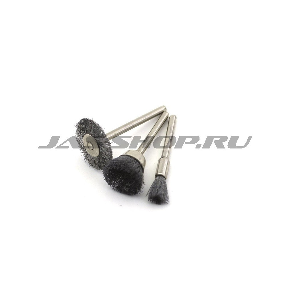 Set of brushes, nylon, 5 mm, 12 mm, 21 mm, JAS 2024 Modeling tools