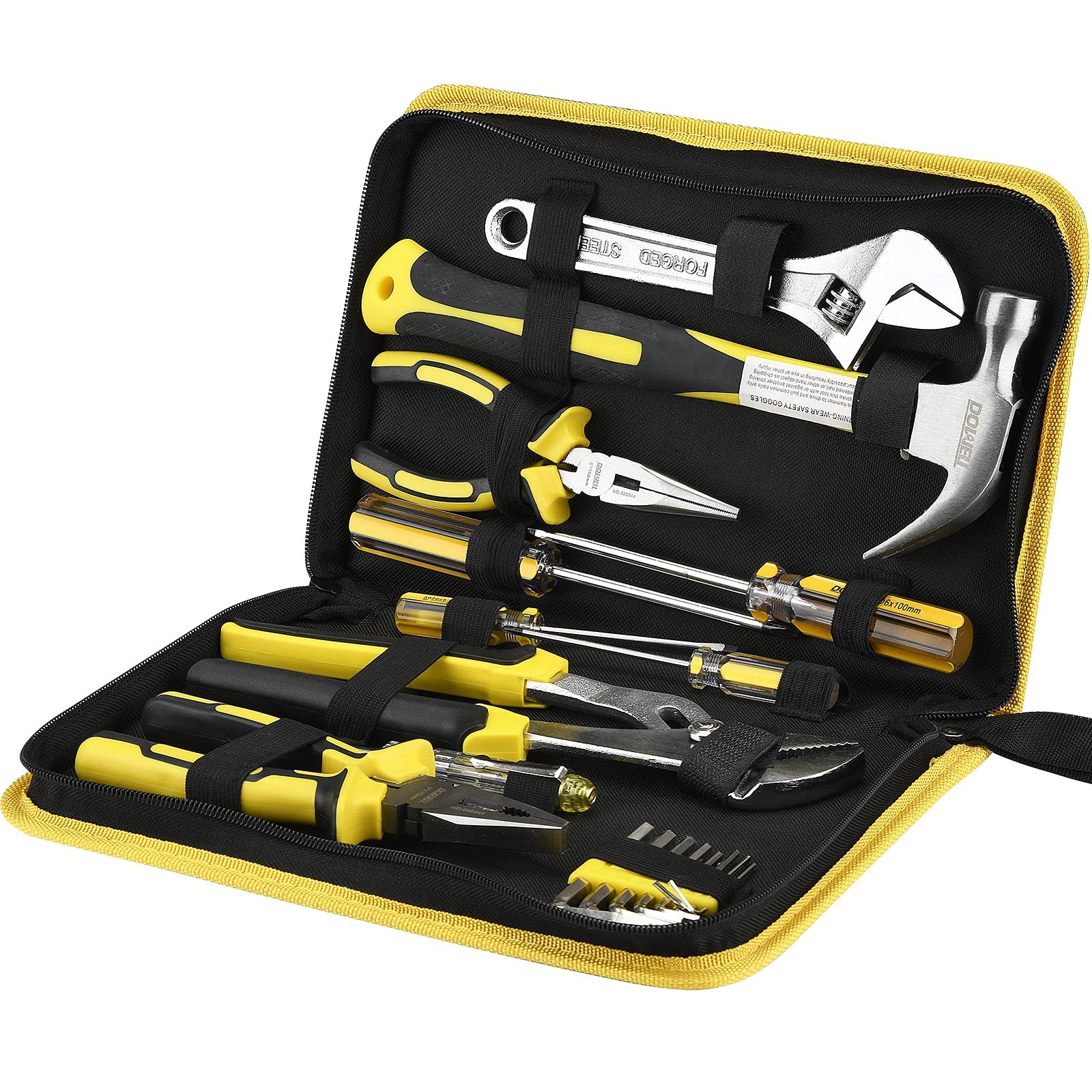 Tool Set Tool Kit 19-Piece Household Tool Kit Set Pliers Screwdriver Set Hex ...