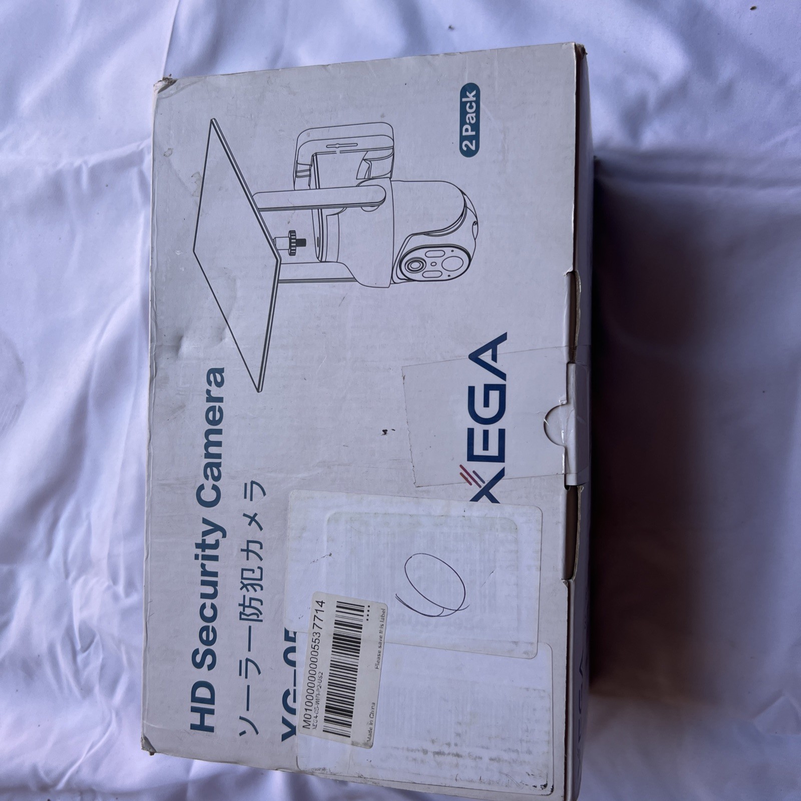 XEGA XG-05 HD Solar Security Camera 2-Pack