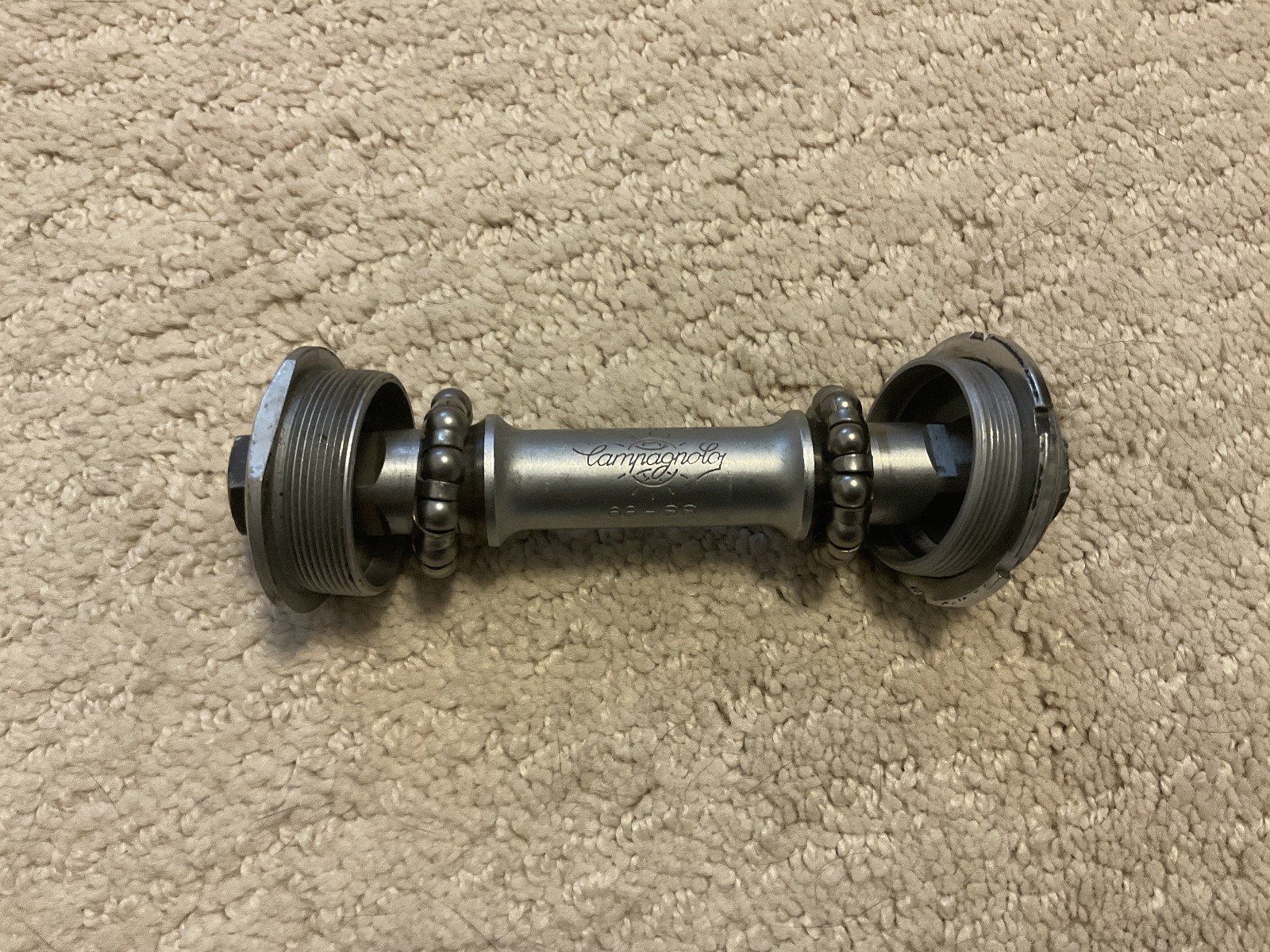 Vintage NOS Vintage Campagnolo Nuovo Record English 68-SS Bottom Bracket