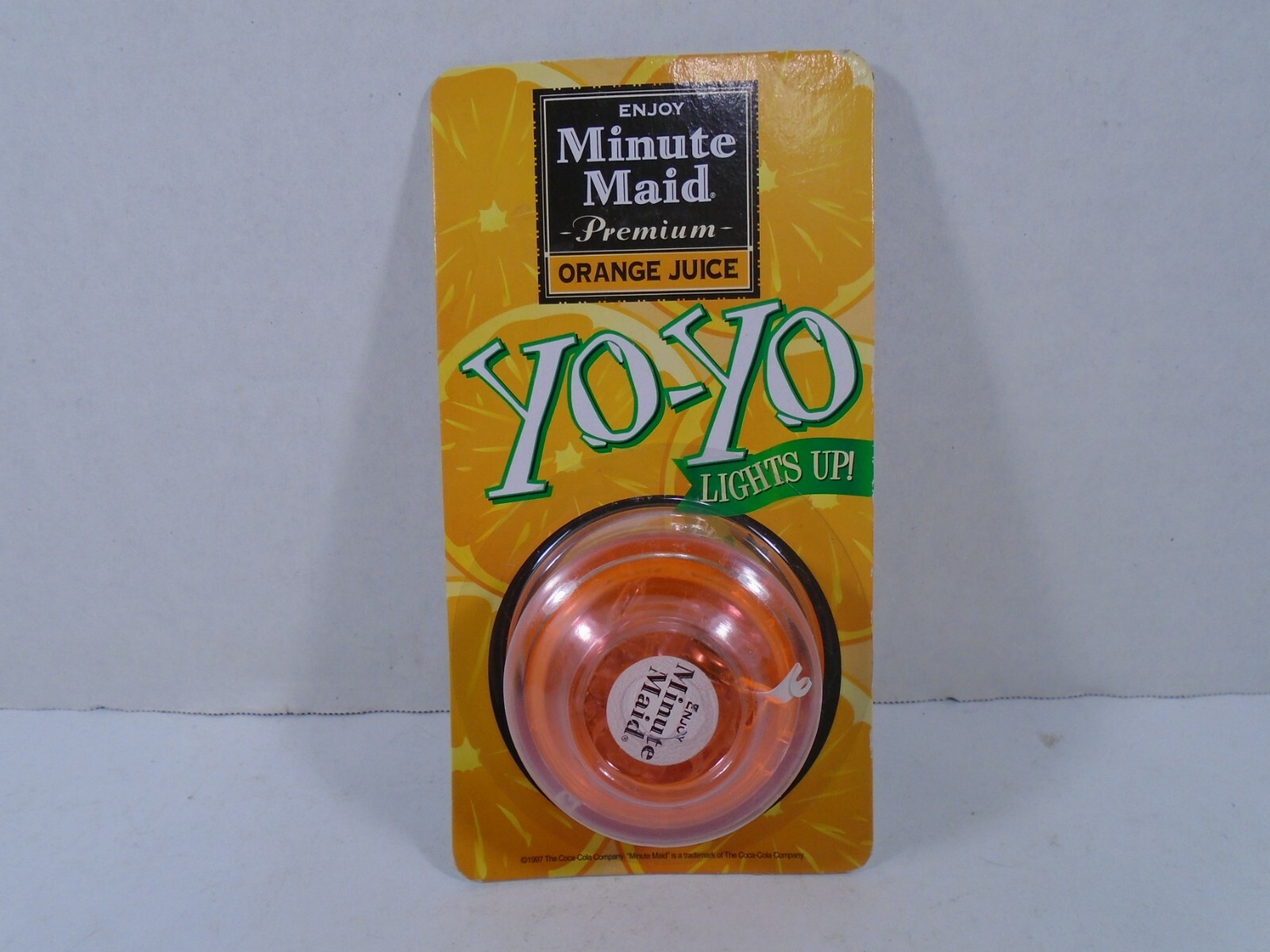 1997 MINUTE MAID ORANGE JUICE-- YO YO (NEW) LIGHTS UP