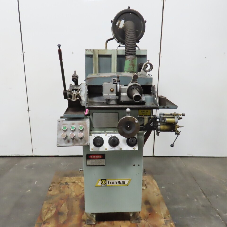 Giddings & Lewis HC ExactaMatic Drill Point Grinder 208/460V 3PH Mist Collector