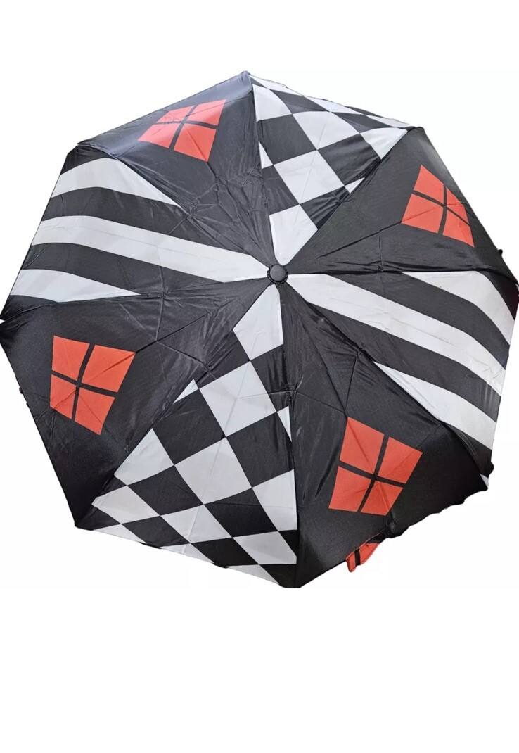 Bio World Dcu DC Comics Batman Harley Quinn Panels Umbrella New 42”