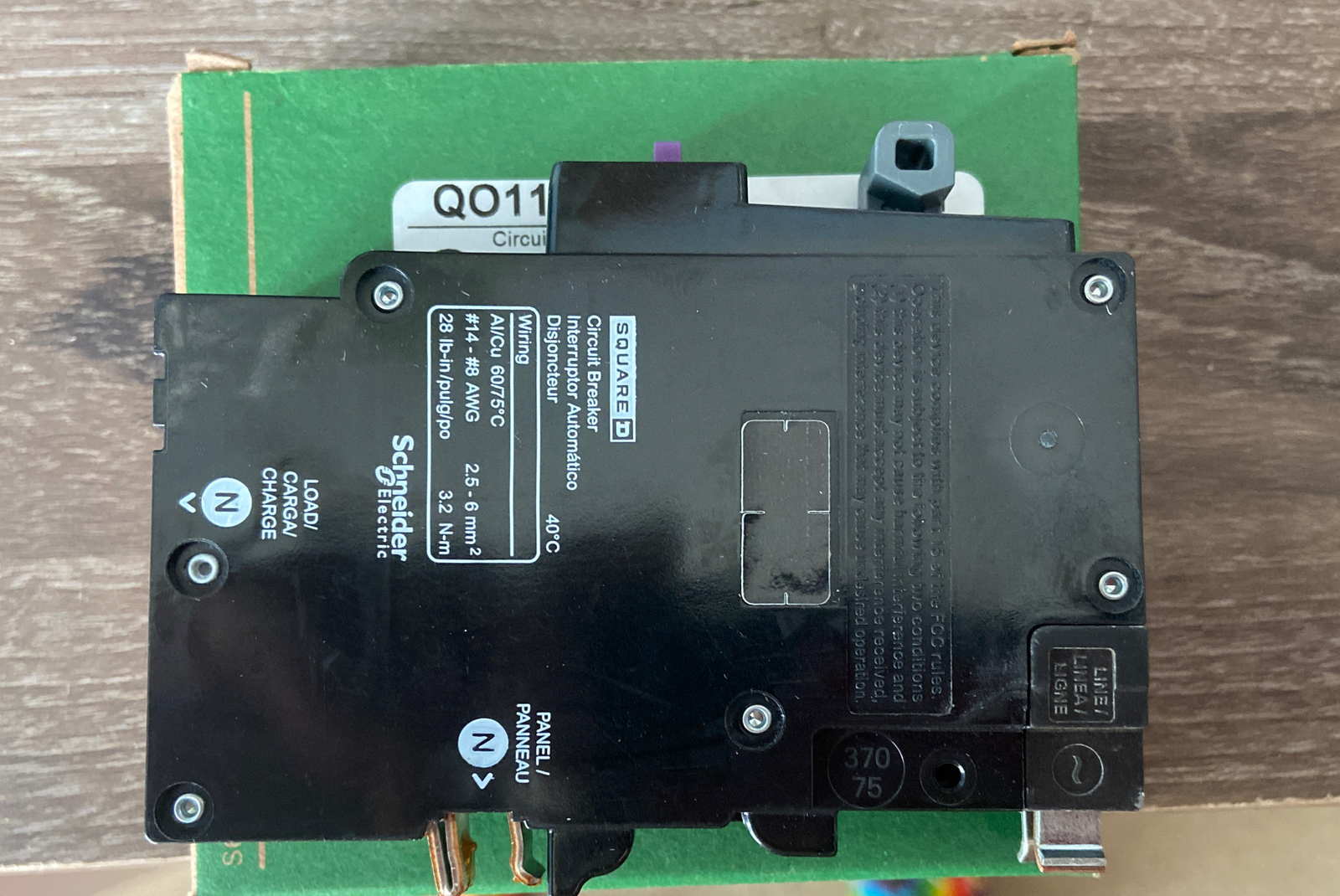 SQUARE D QO115PAFGF