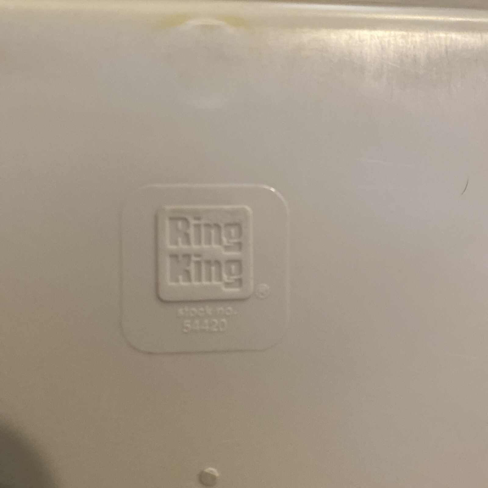 Vintage Ring King Diskcover 35 5.25" Floppy Disk Storage Box 54420