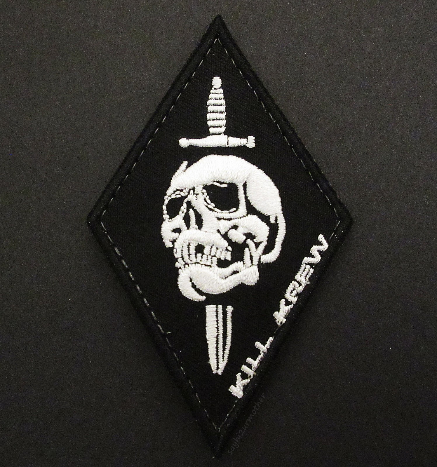 TEAM ROOM DESIGN DAGGER DOWN DIAMOND KILL KREW PATCH FORWARD OBSERVATIONS GROUP