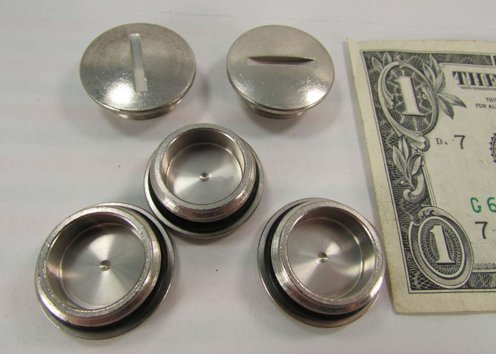 Lot 5 Jacob M20 x 1.5 Solid Brass Nickel Electrical Box Hole Plugs Waterproof