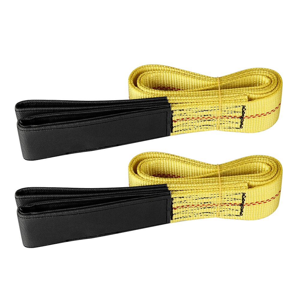 Heavy Duty Nylon 6' x 2" Flat Lifting Sling Strap Eye Polyester Webbing 9000LBS