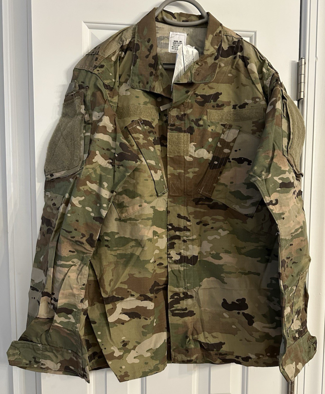US Army USGI OCP Camo Combat Coat, Unisex Medium Long