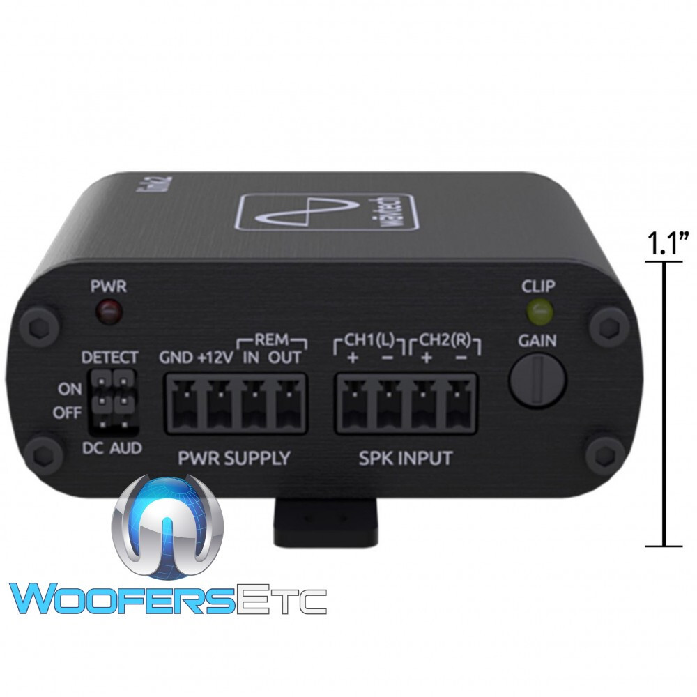 open box WAVTECH LINK2 2-CHANNEL LINE OUTPUT CONVERTER 40V INPUT 10V OUTPUT
