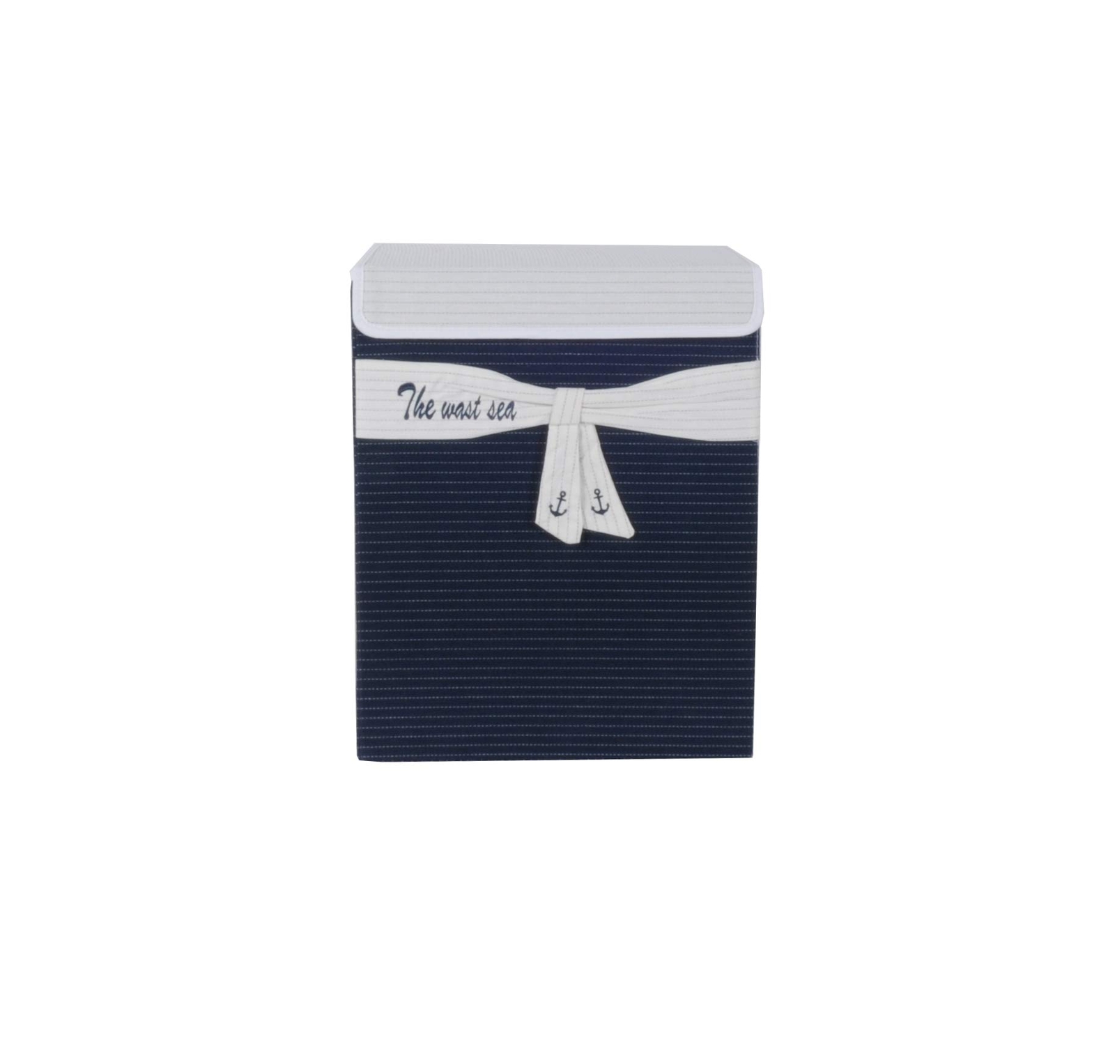12 Blue Fabric Basket