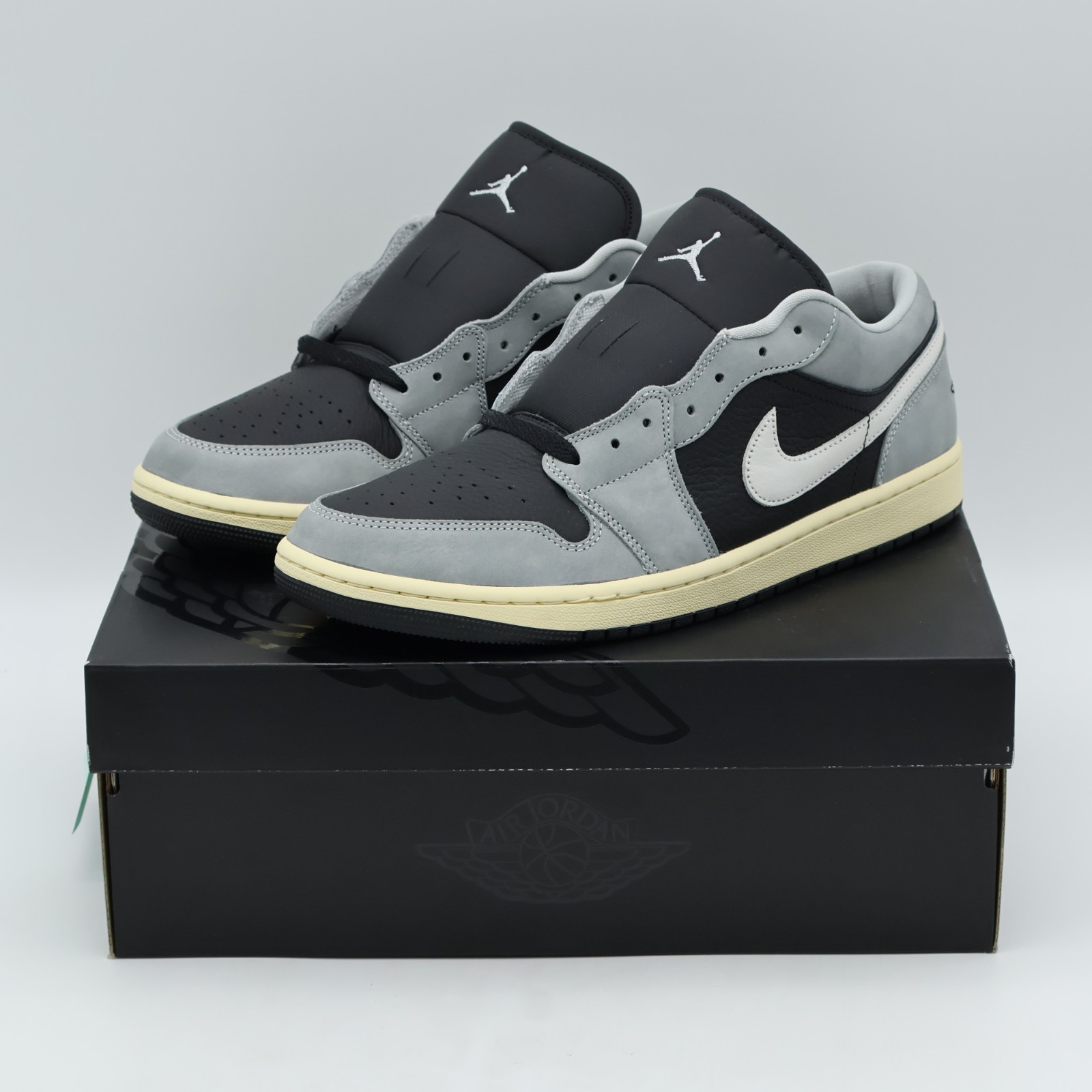 HQ2010-012 Nike Air Jordan 1 Low OG  Light Smoke Grey Off Noir (Men's)