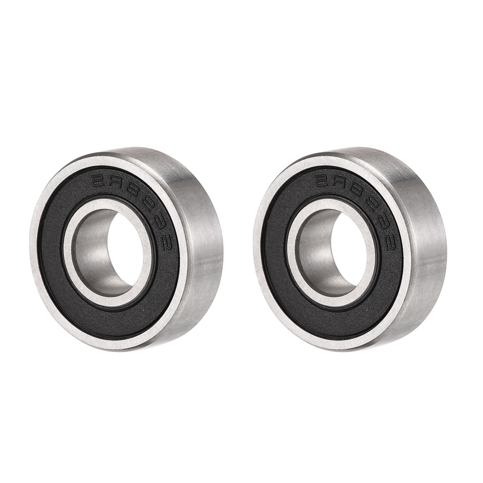 S698-2RS Stainless Steel Ball Bearing 8x19x6mm Double Sealed Bearings 2PACK